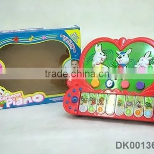 Cartoon Kids Organ Plastic Toy Electronic Keyboard Toys thumbnail-1