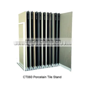 Custom Metal Display for Marble Stone/granite Tiles Samples Display Racks Stands CT060 thumbnail-1