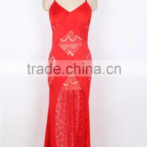 Long Lace Tube Babydoll Dress Arab Women Sexy Lingerie thumbnail-3