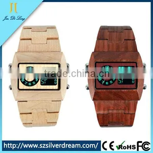 2014 New Arrival OEM/ODM Japan Movement Quartz Wood Watches thumbnail-1