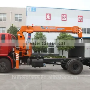 10ton Crane With Straight Arms, SQ10S4, Hydraulic Crane on Truck. thumbnail-4