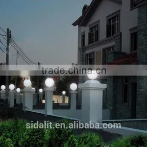 White 25cm Ball Multiple-function Acrylic Material Pedestal Solar Wall Light thumbnail-6