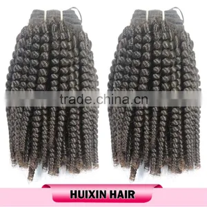 China Wholesale Hair Products Mongolian Kinky Curly Remy Hair Weave, Hot Style Kinky Curly Human Hair Weave thumbnail-1