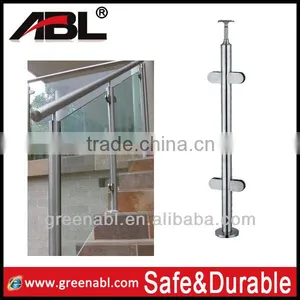 SS304 Glass Balustrade Systems Glass Balustrade Support in High Standard Quality thumbnail-1