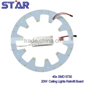 20W SMD 5730 Round Pcb Led Ceiling Light Retrofit Round Led Magnetic thumbnail-1