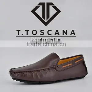 F Famous Name Brand Coffee Plain Upper Soft Sole Casual Shoes Men thumbnail-1