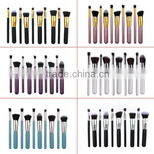 10Pcs Cosmetics Foundation Blending Blush Face Powder Brush Professional Makeup Brush Set thumbnail-2