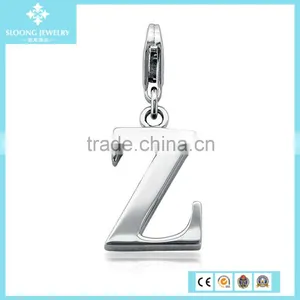 Silver Jewelry 925 Alphabet Letter Y Charm in Sterling Silver thumbnail-5