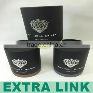 Black Paper Tube Cardboard Candle Paper Tube Packaging thumbnail-5