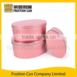 Oval Premium Gift Tin Packing Box thumbnail-1