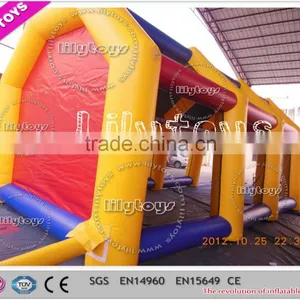 Hot Resist Waterproof Material Efficient Yellow Inflatable Wedding Tents for Sale thumbnail-2