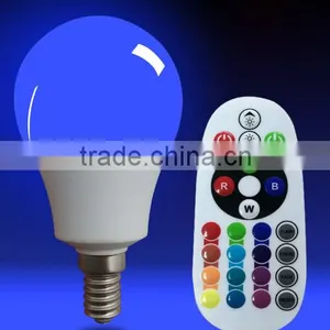 IR Remote Control E14 3W 5W Color Changing Rgb Bulb Light thumbnail-2