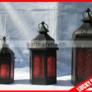 Embossed Glass 3pcs a Set Fashionable Moroccan Candle Holder thumbnail-1