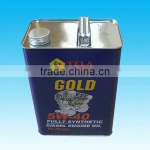 5L Engine Oil Rectangular Tin Cans thumbnail-1