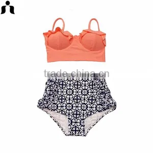 Hot Selling Latest Design Quality High Waist Swim Wear thumbnail-4