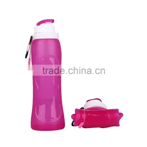 2017 New Silicone Foldable Water Bottle Gym Bottles Bike Water Bottles thumbnail-4
