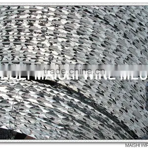 304 Stainless BTO 22 Concertina Razor Wire With Cliped thumbnail-1