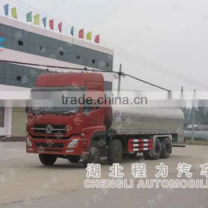 Dongfeng 8*4 Dairy Stainless Steel Tank Lorry for Sale thumbnail-1