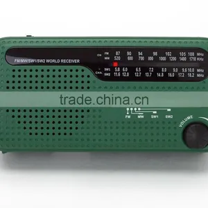 Solar&Dyanmo Power Emergency Led AM FM Portable Radio thumbnail-2