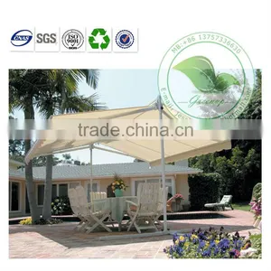 Steel Structure White PVC Tarpaulin Canopy Shelter /Sunshade Sail/Tensile Fabric Structure thumbnail-1