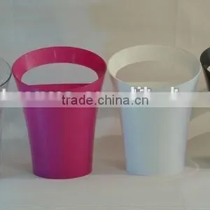 Plastic Beer Ice Bucket With Handle for Bar thumbnail-1