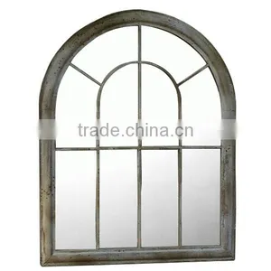 POWERLON Vintage Garden Iron Window Mirrors With Natural Beauty Reflection thumbnail-3