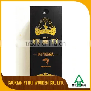 Wholesale Wine Single Bottle Wooden Box With Metal Lock thumbnail-3