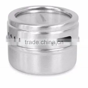 High Quality Useful Spice Stainless Steel Magnetic Cruet Condiments Spice Rack thumbnail-5