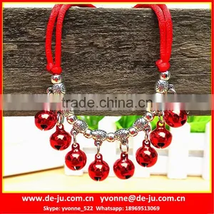 Fashion Red Bells Jewelry Pet Collar thumbnail-1