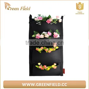Green Field Vertical Garden Wool Felt Fabric Plant Bag thumbnail-2