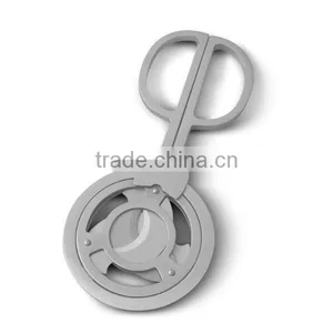 High Quality Silver Stainless Steel Triple Blade Cigar Scissors Cigar Cutter thumbnail-2