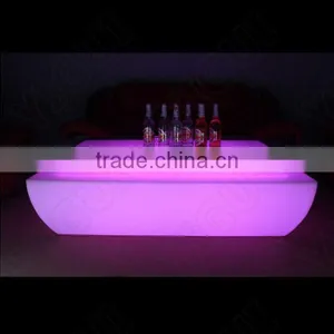 Factory Direct Sale Night Club Mini High Glass Bar Counter Table thumbnail-1
