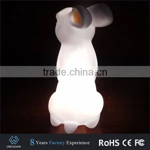 Cute Cartoon Rabbit Multicolor Changing Led Night Light thumbnail-4