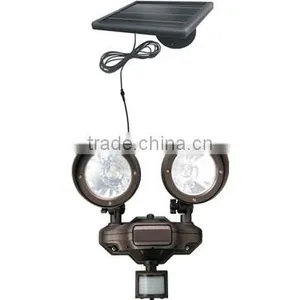 Super Bright Dual Head Solar PIR Security Light thumbnail-2
