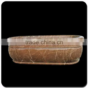 High Quality Luxury Marble Custom Size Bathtubs for Sale thumbnail-1