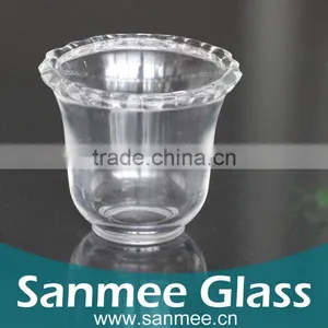 Supplies Transparent Wholesale Glass Lamp Shade,Decorative Glass Lamp Shade thumbnail-1
