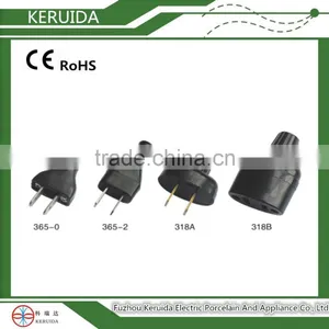 2 Flat Pin Electric Connectors Power Motorcycle Spark Plug, thumbnail-1