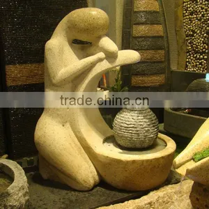 Cradle Shape Carving Water Fountain Statues thumbnail-4