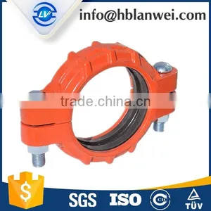 Competitive Price Air Used Flange Steel Plate Ductile Iron Grooved Coupling thumbnail-1