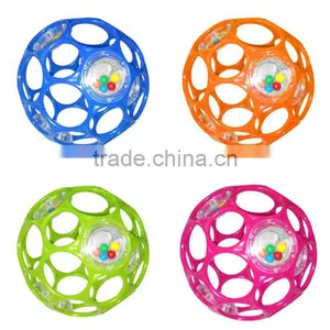 Hot Wholesale Cheap Plastic Baby Rattle Ball Noise Maker Topys 2016 thumbnail-4