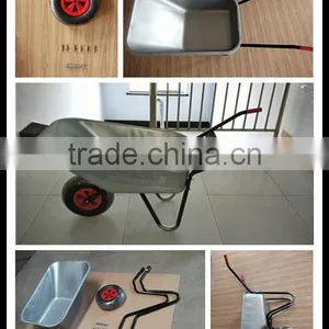 Single Wheel Galvanise Tray Building Construction Wheelbarrow Wb6080 thumbnail-3