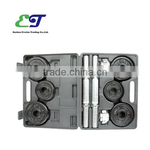 Black Painted Dumbbell Set thumbnail-1