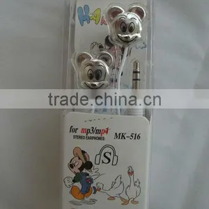 Cartoon Earphones Headphones 3.5MM BASS MP4 MP3 8earphone thumbnail-1