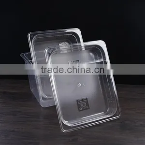 All Size 1/3 6.5-20cm Depth Plastic GN PAN / Food Serving Gastronorm Container for Cooking or Storage thumbnail-6