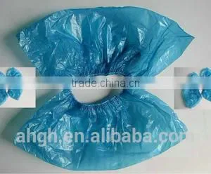 Disposable Cheap Machine-made pe Shoe Cover thumbnail-1