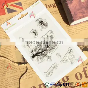 2017 Hangzhou Yiwu Hot Wholesale Postage Stamp Set Clear Stamp for Scrapbooking thumbnail-1