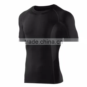 Sports Raglan Sleeve Mens Compression t Shirts thumbnail-2