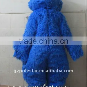Long Fur Cookie Monster Costume Mascot NO.1763 thumbnail-3
