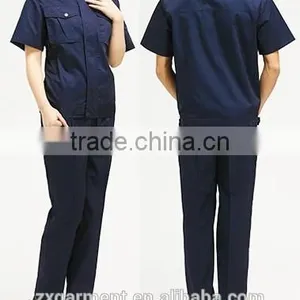 2016 OEM Wholesale Unisexs Garage Overall Uniform Short Sleeve Workwear thumbnail-3