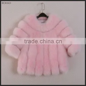 2015 New Stylish Imitation Mink Fur Nine Points Sleeve Coat thumbnail-2